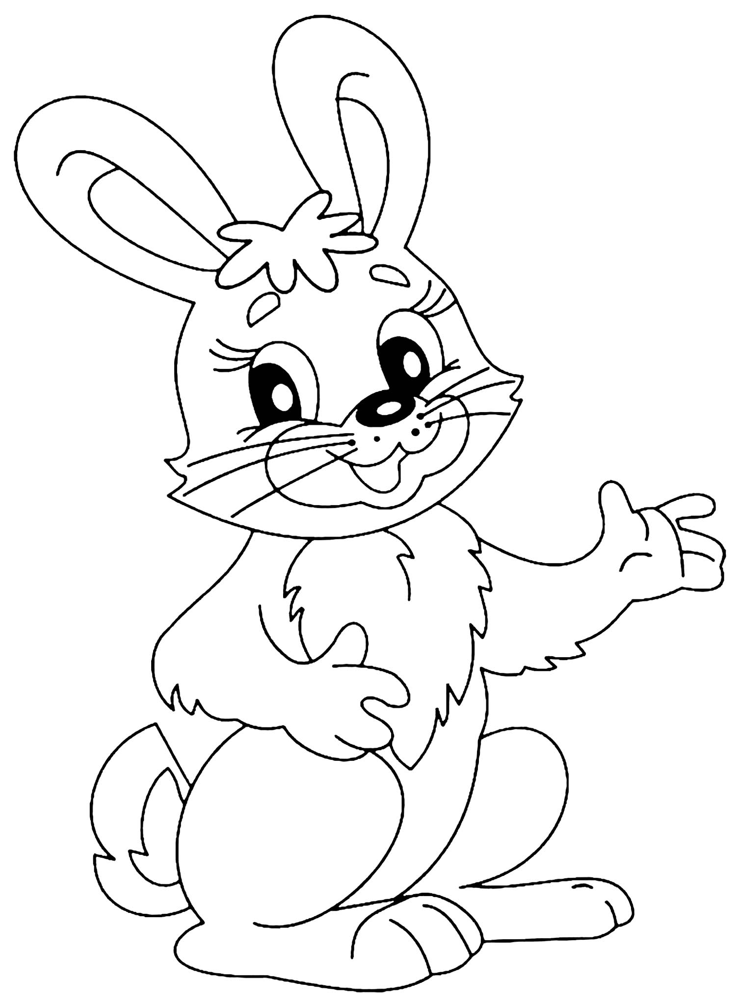 60 Printable Rabbit Coloring Pages 18