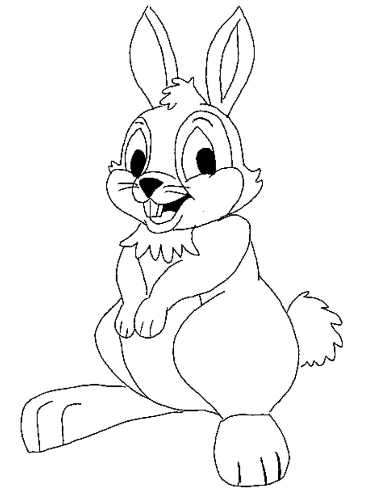 60 Printable Rabbit Coloring Pages 24