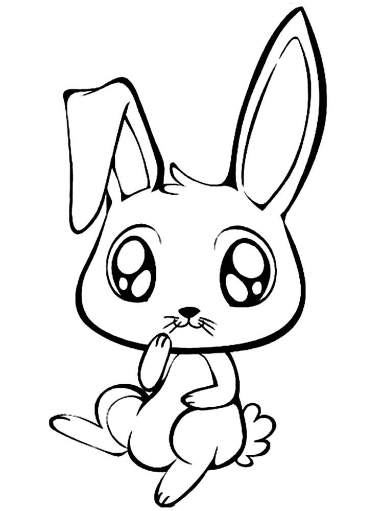 60 Printable Rabbit Coloring Pages 28