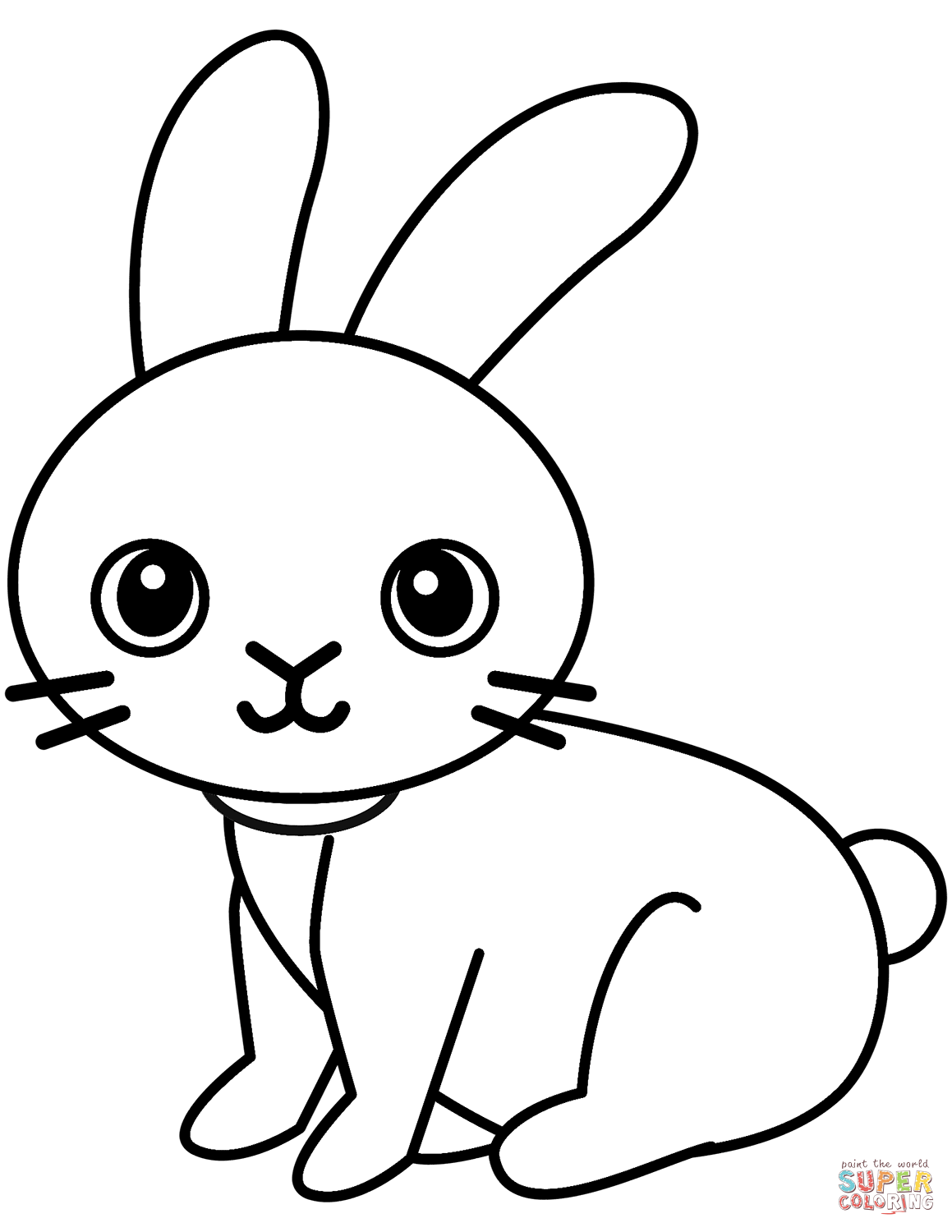 60 Printable Rabbit Coloring Pages 33