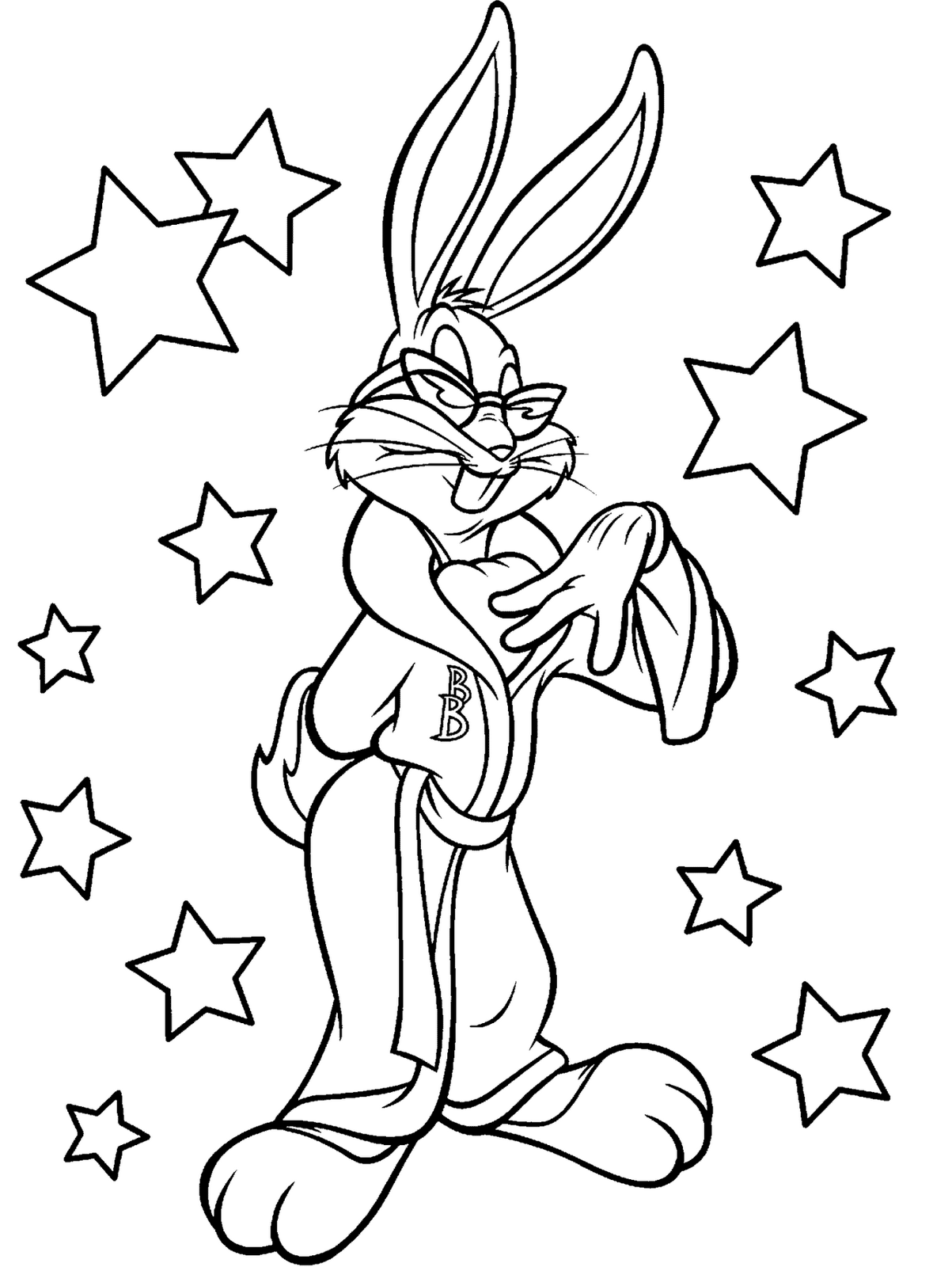 60 Printable Rabbit Coloring Pages 34