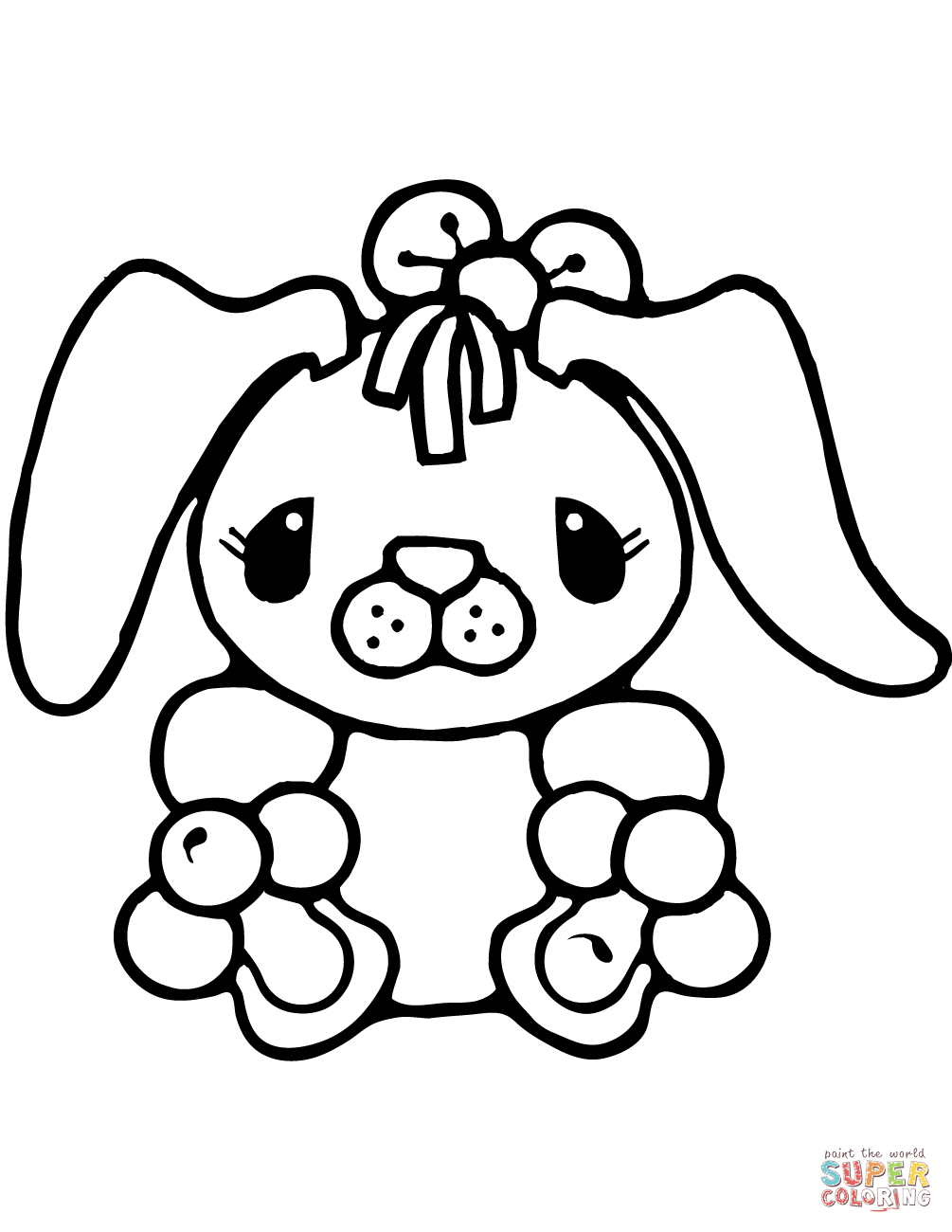 60 Printable Rabbit Coloring Pages 4