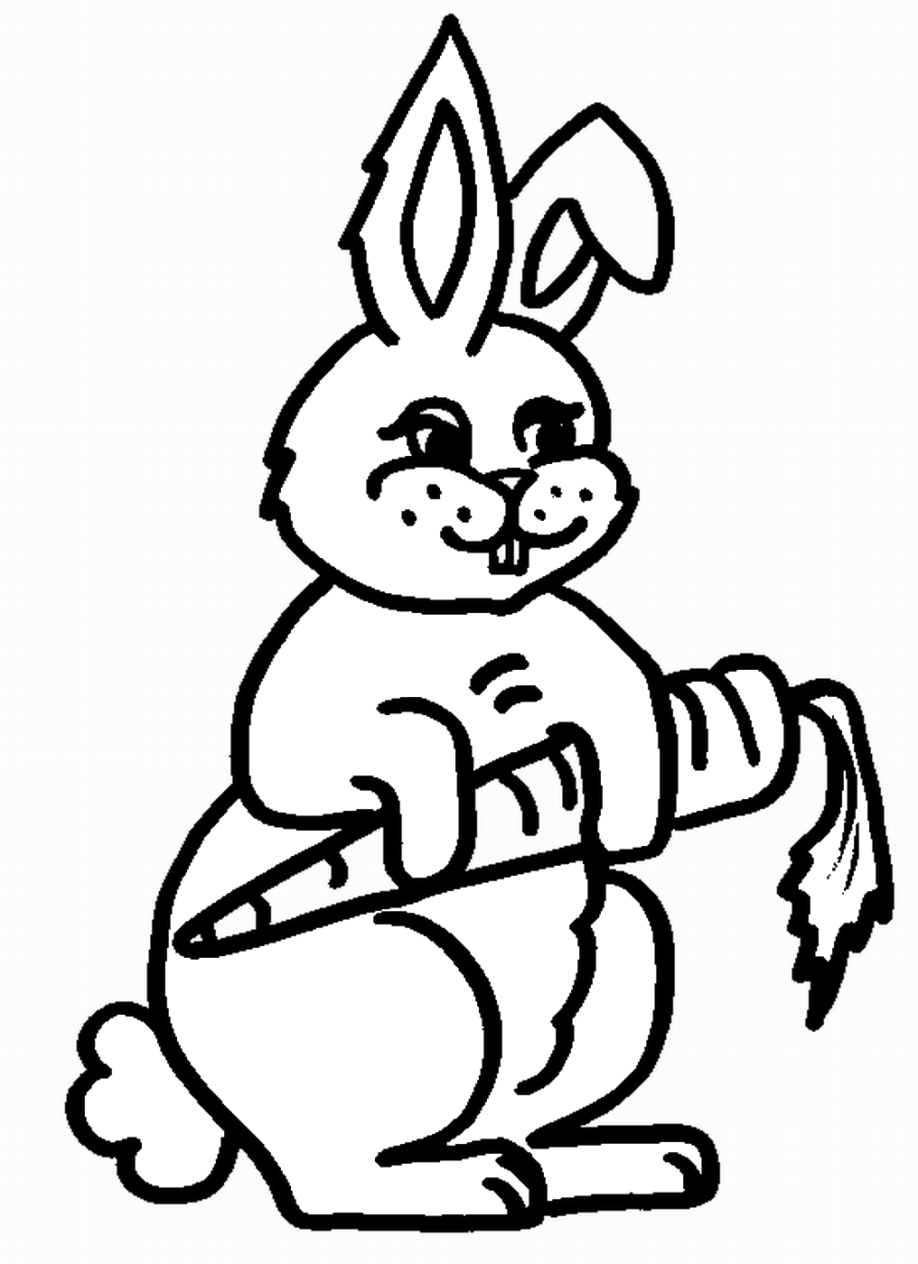 60 Printable Rabbit Coloring Pages 6