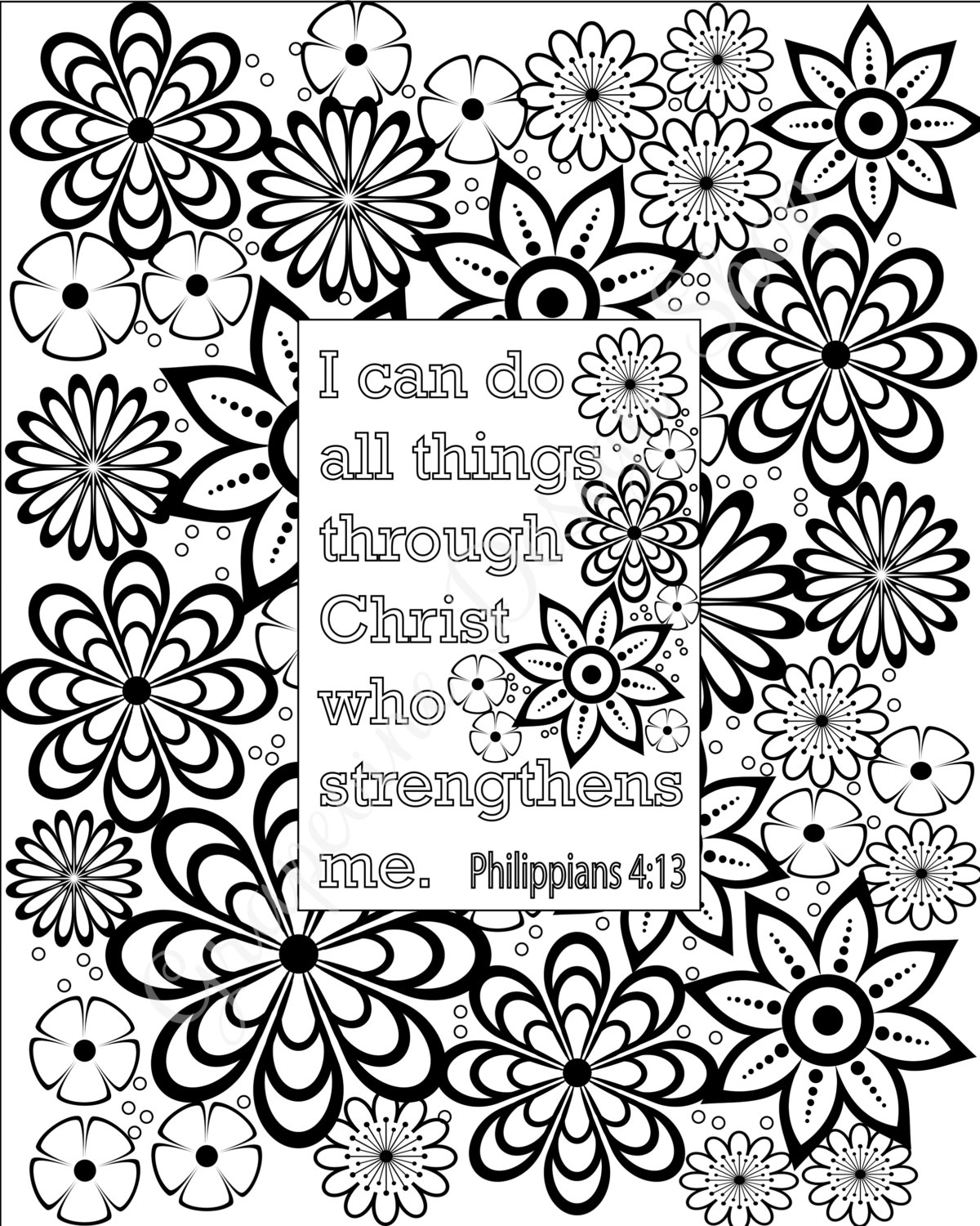 60 Religious Coloring Sheets 27