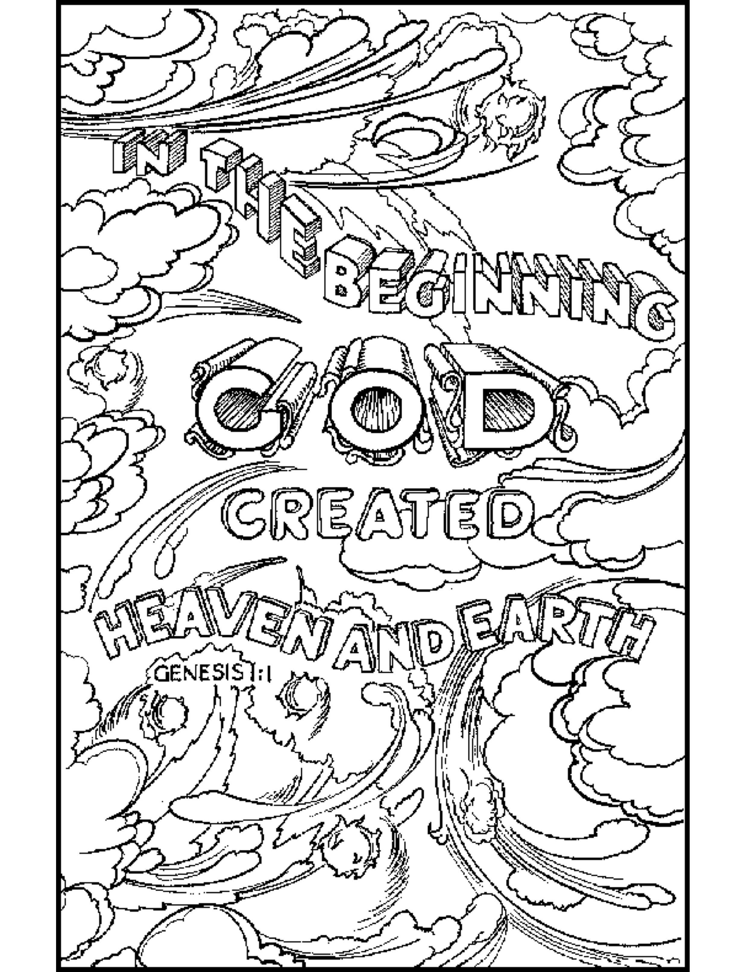 60 Religious Coloring Sheets 34