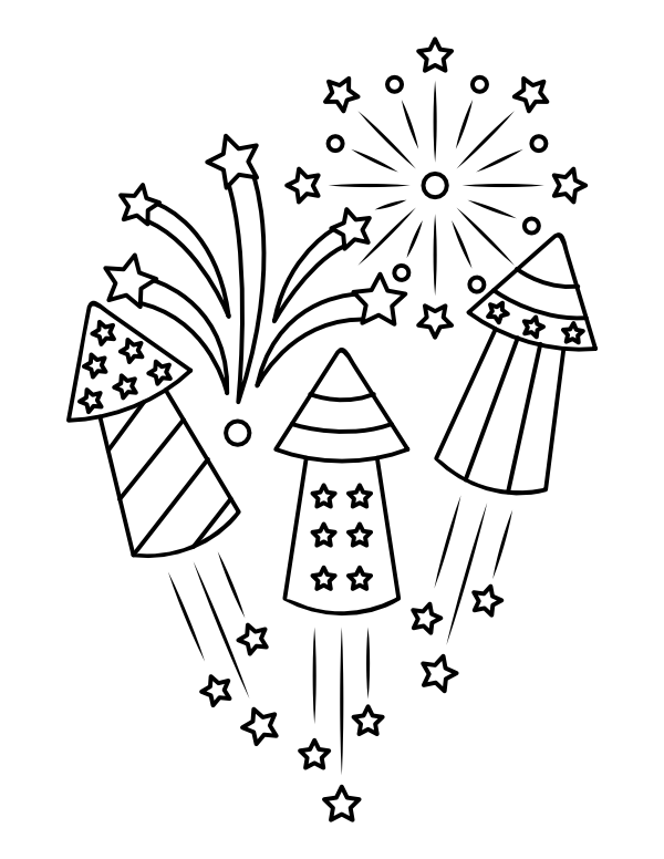 45 July Fourth Coloring Pages 4