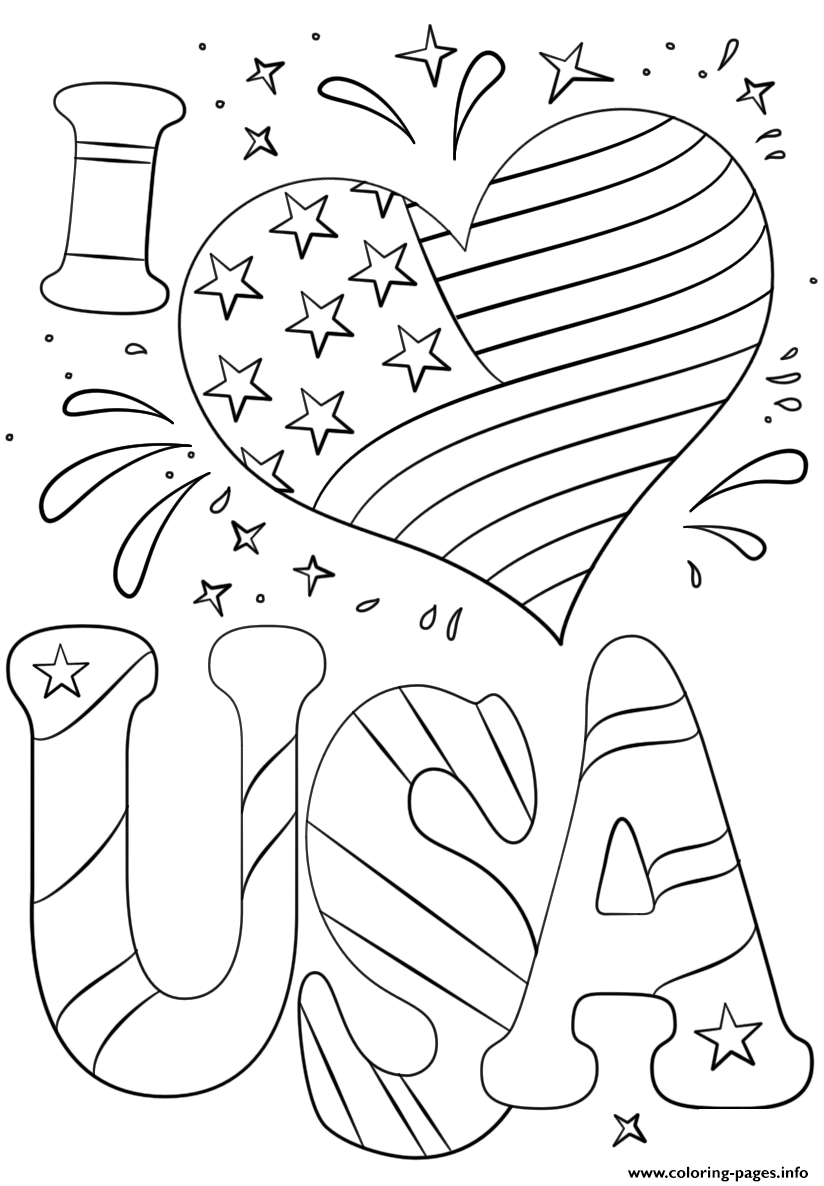 45 July Fourth Coloring Pages 5