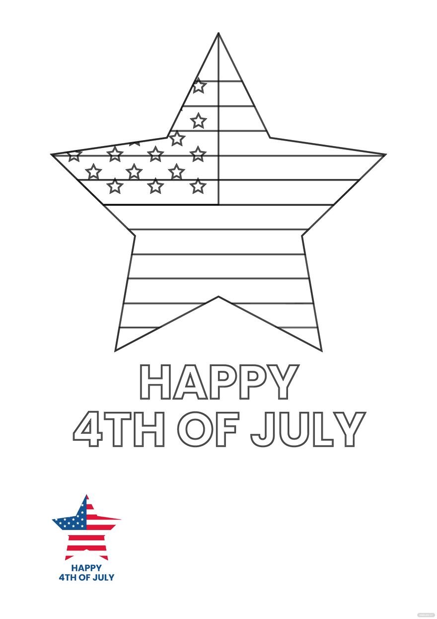 45 July Fourth Coloring Pages 7