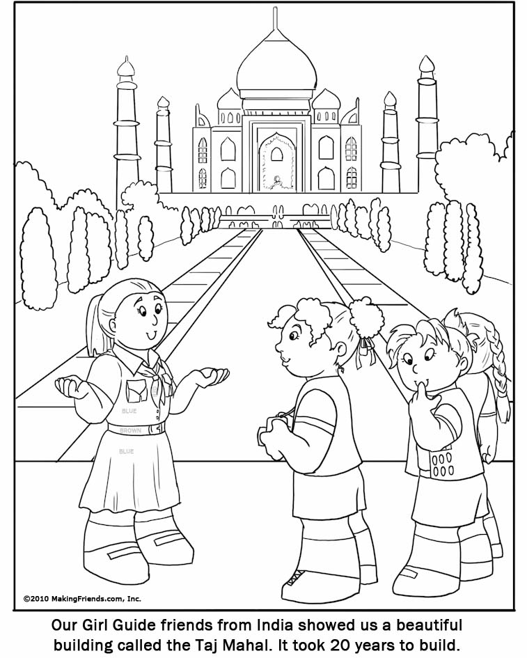 50 Coloring Pages Of India 38