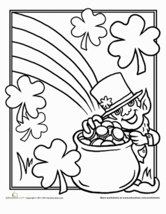 50 Happy St Patricks Day Coloring Pages 59