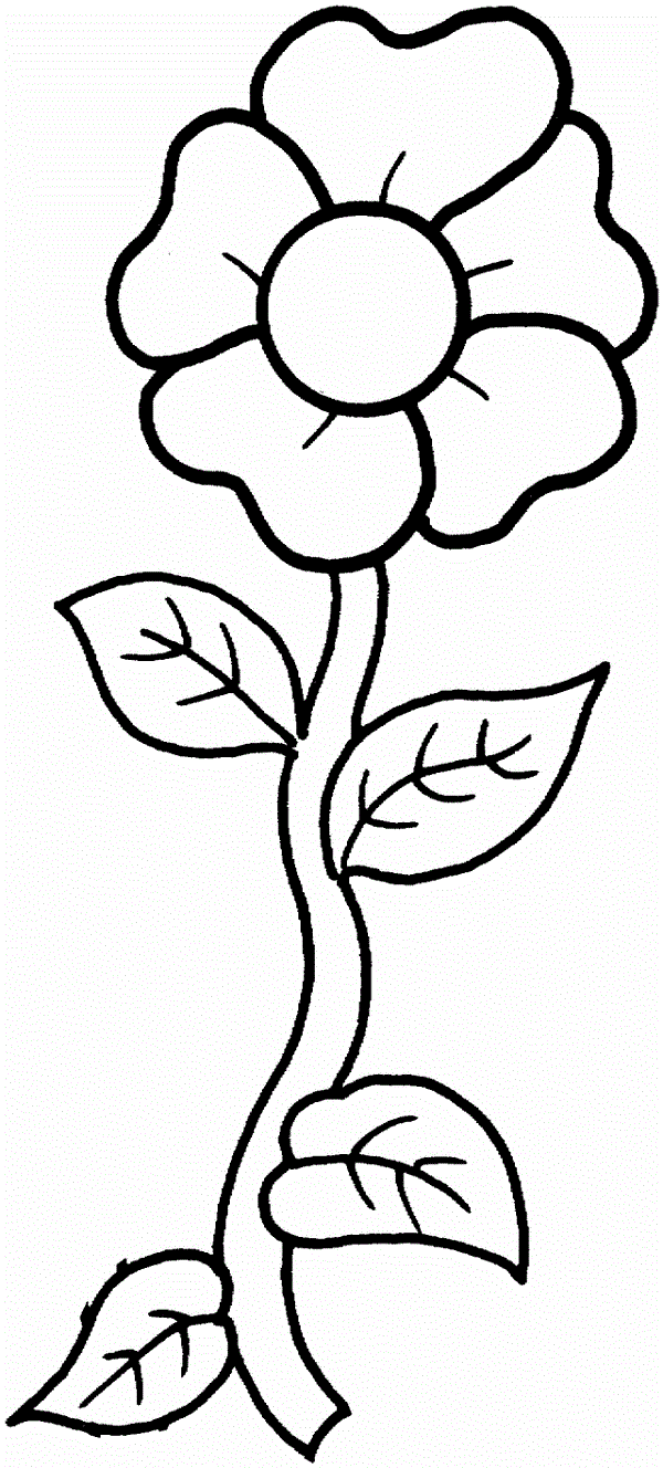 55 Printable Flower Coloring 52