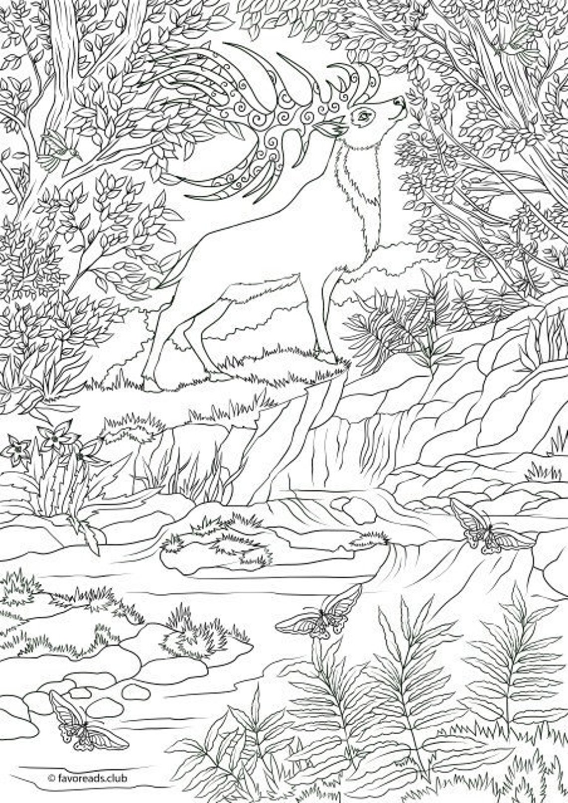 80 Coloring Pages Wildlife 36