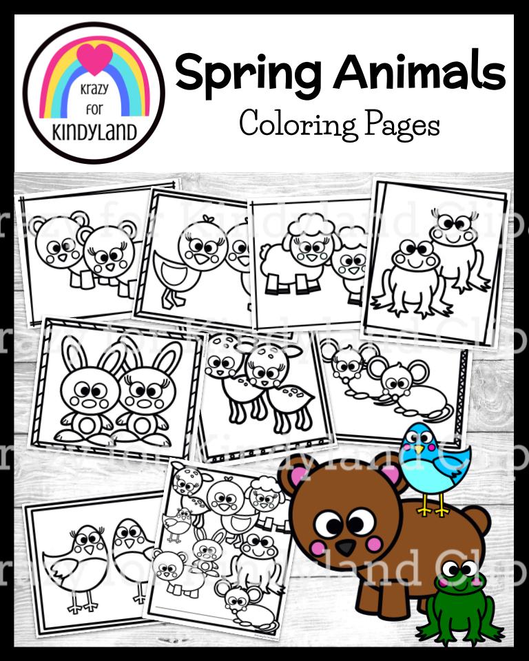 80 Printable Spring Animals Coloring Pages 48