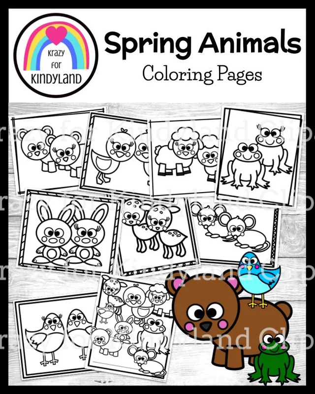 80 Printable Spring Animals Coloring Pages 53