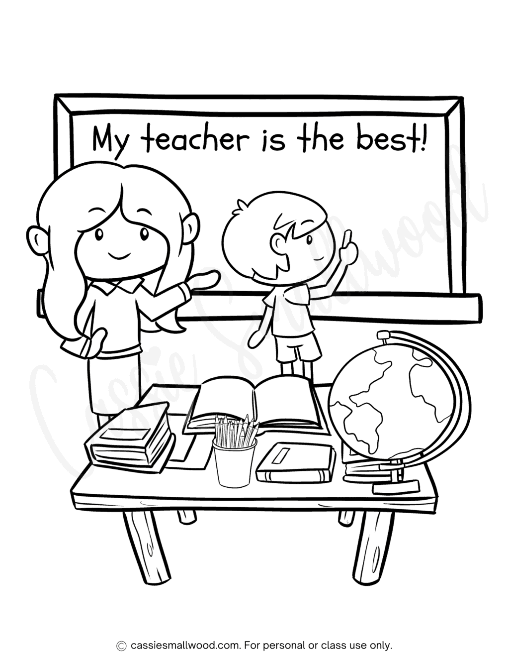 80 Printable Teacher Appreciation Coloring Pages 21