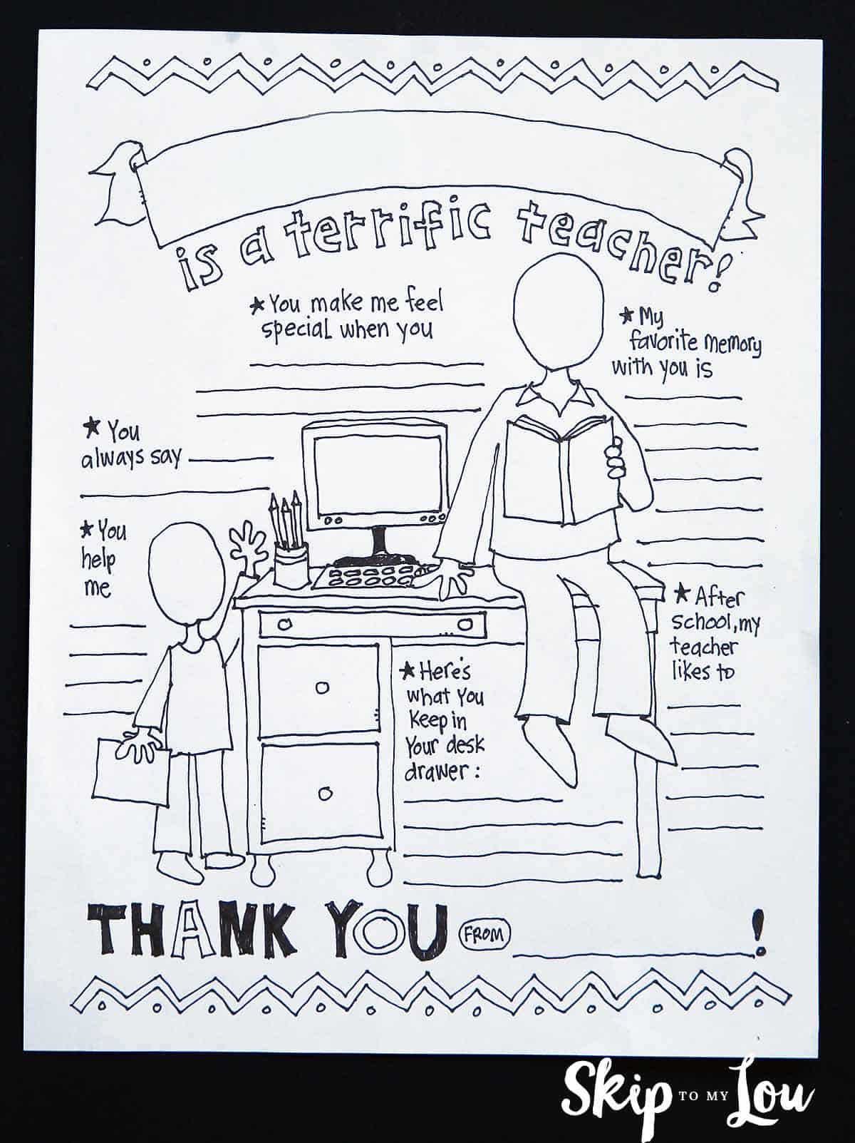 80 Printable Teacher Appreciation Coloring Pages 22