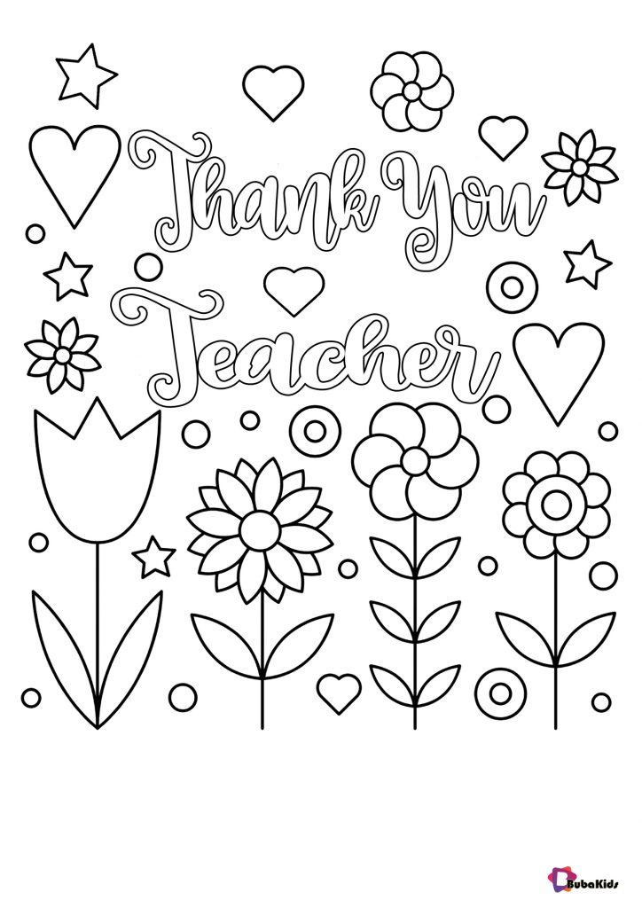 80 Printable Teacher Appreciation Coloring Pages 25