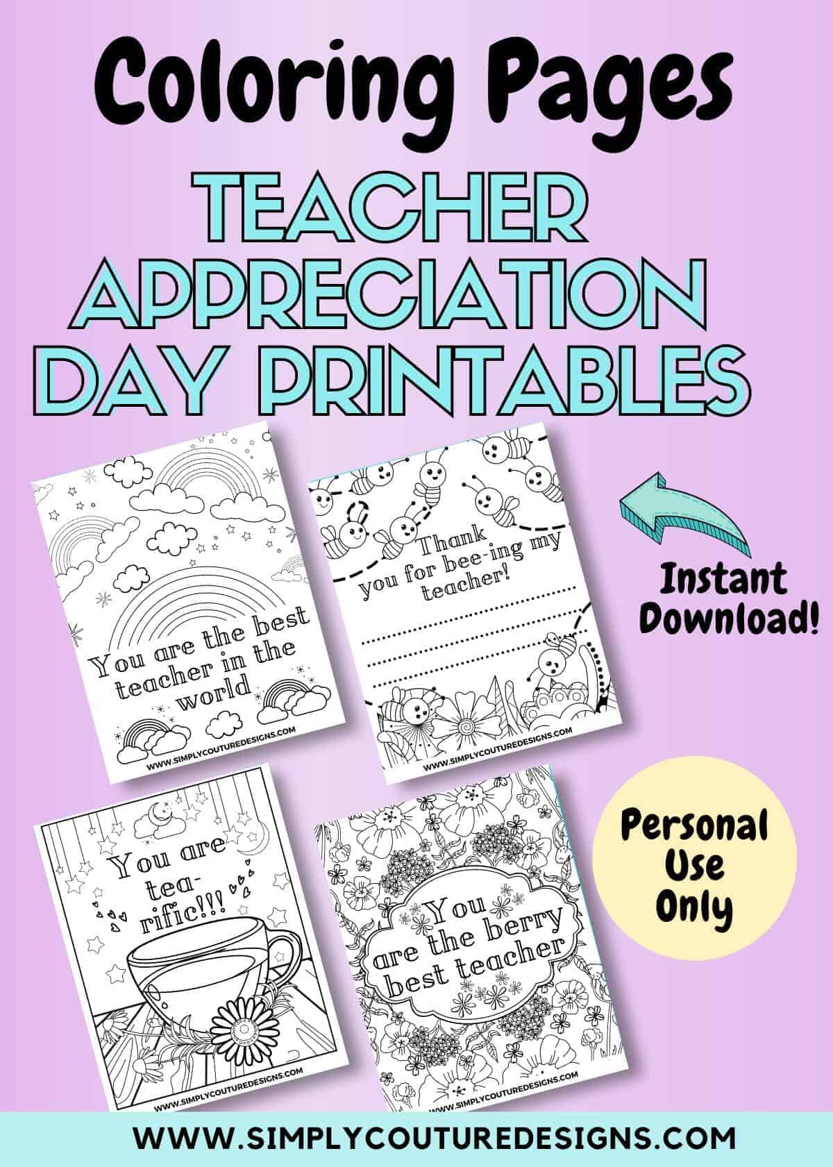 80 Printable Teacher Appreciation Coloring Pages 26