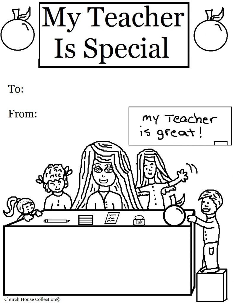 80 Printable Teacher Appreciation Coloring Pages 56