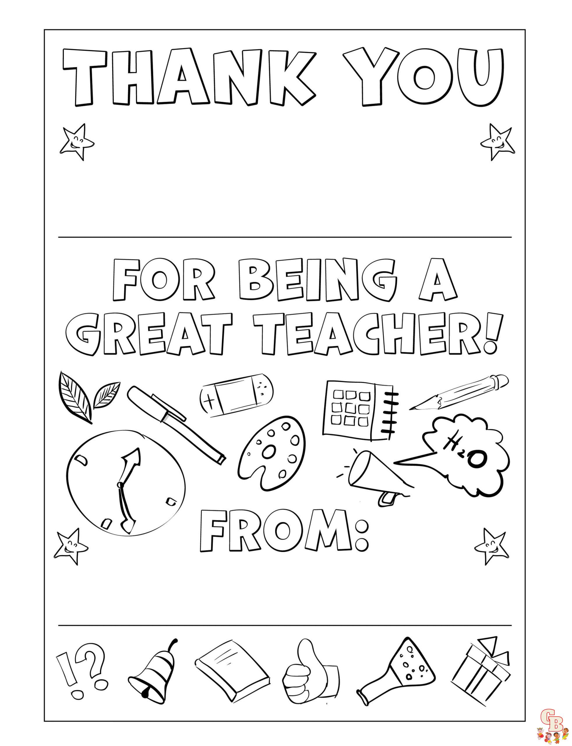 80 Printable Teacher Appreciation Coloring Pages 57