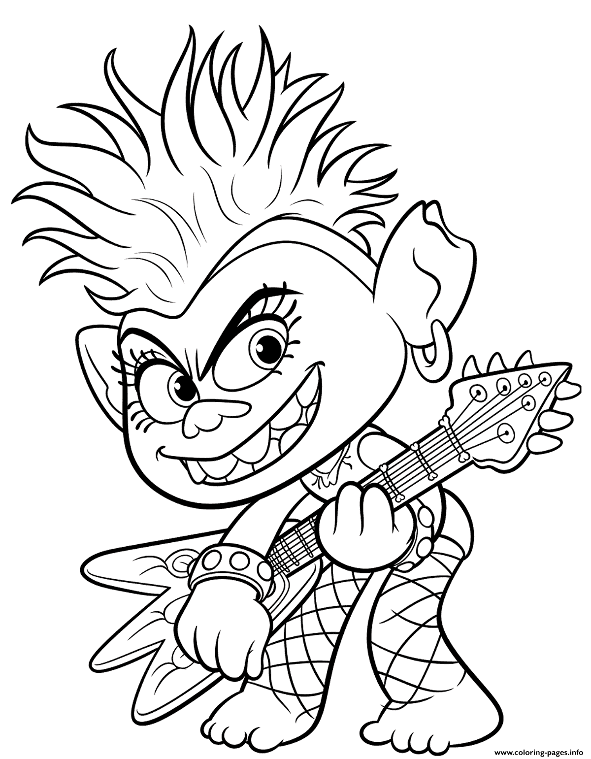 80 Trolls Coloring Pages Printable 10