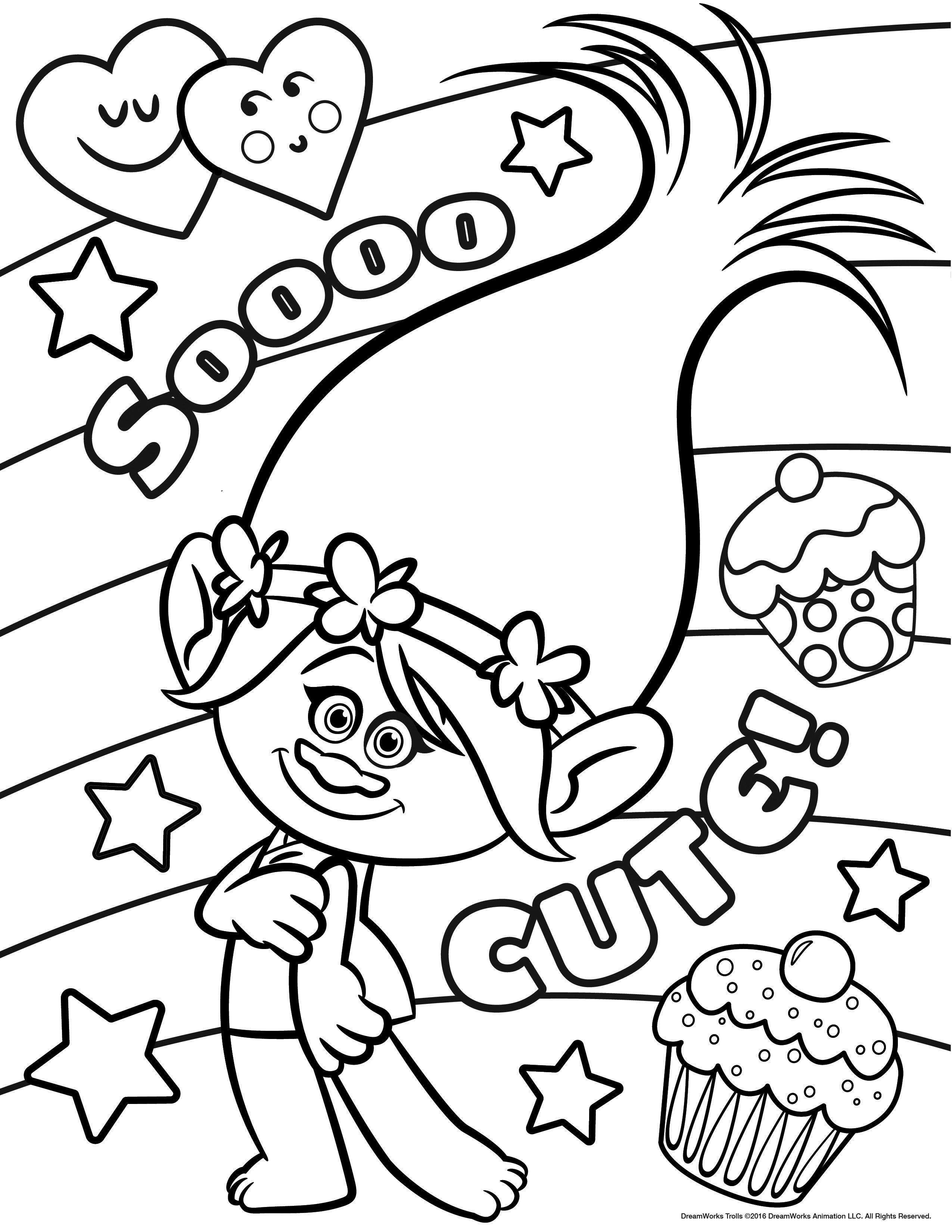 80 Trolls Coloring Pages Printable 11