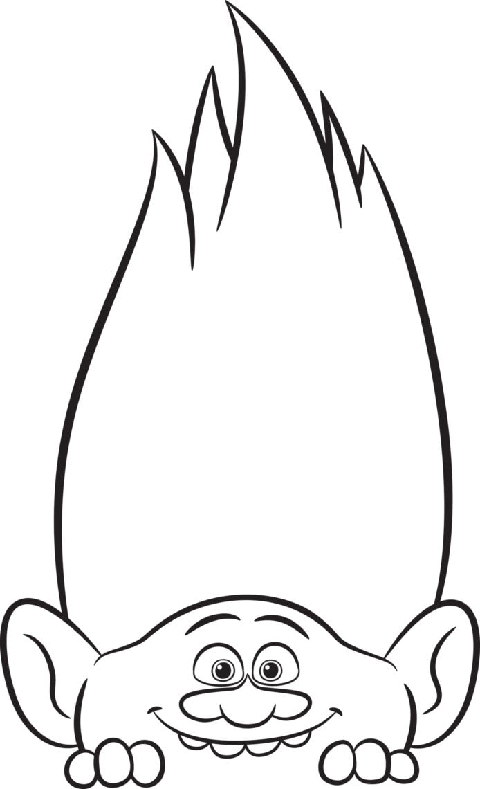 80 Trolls Coloring Pages Printable 16