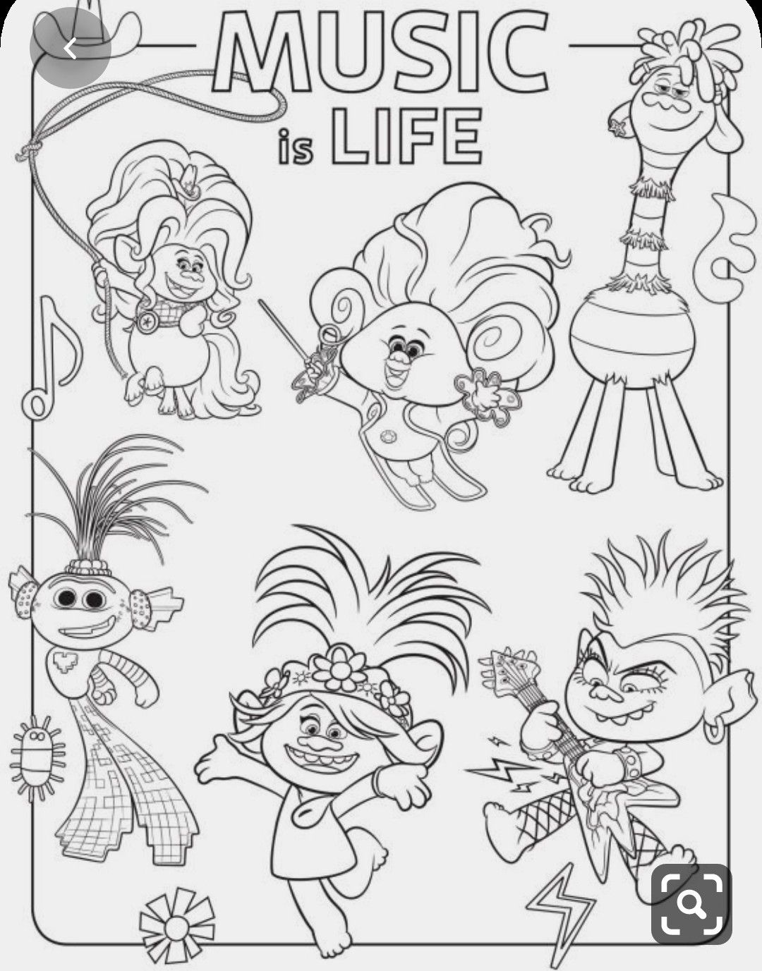 80 Trolls Coloring Pages Printable 49