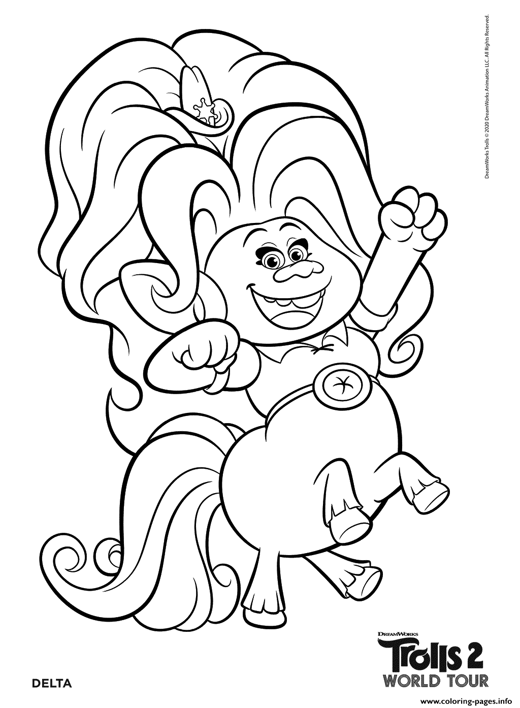 80 Trolls Coloring Pages Printable 54