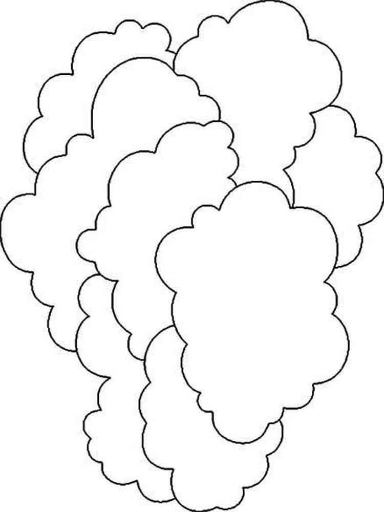 90 Cloud Coloring Pages 31