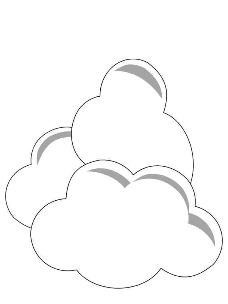 90 Cloud Coloring Pages 37