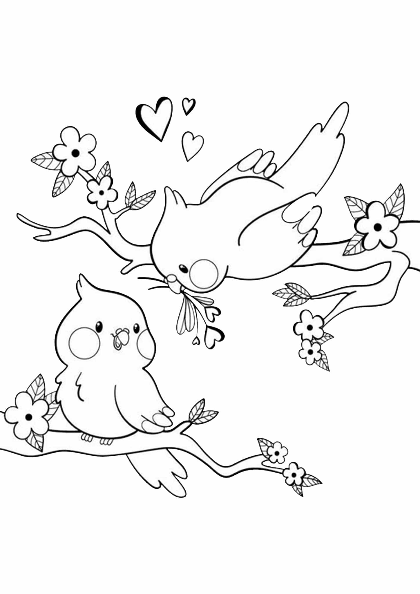 90 Printable Coloring Pages Of Birds 25