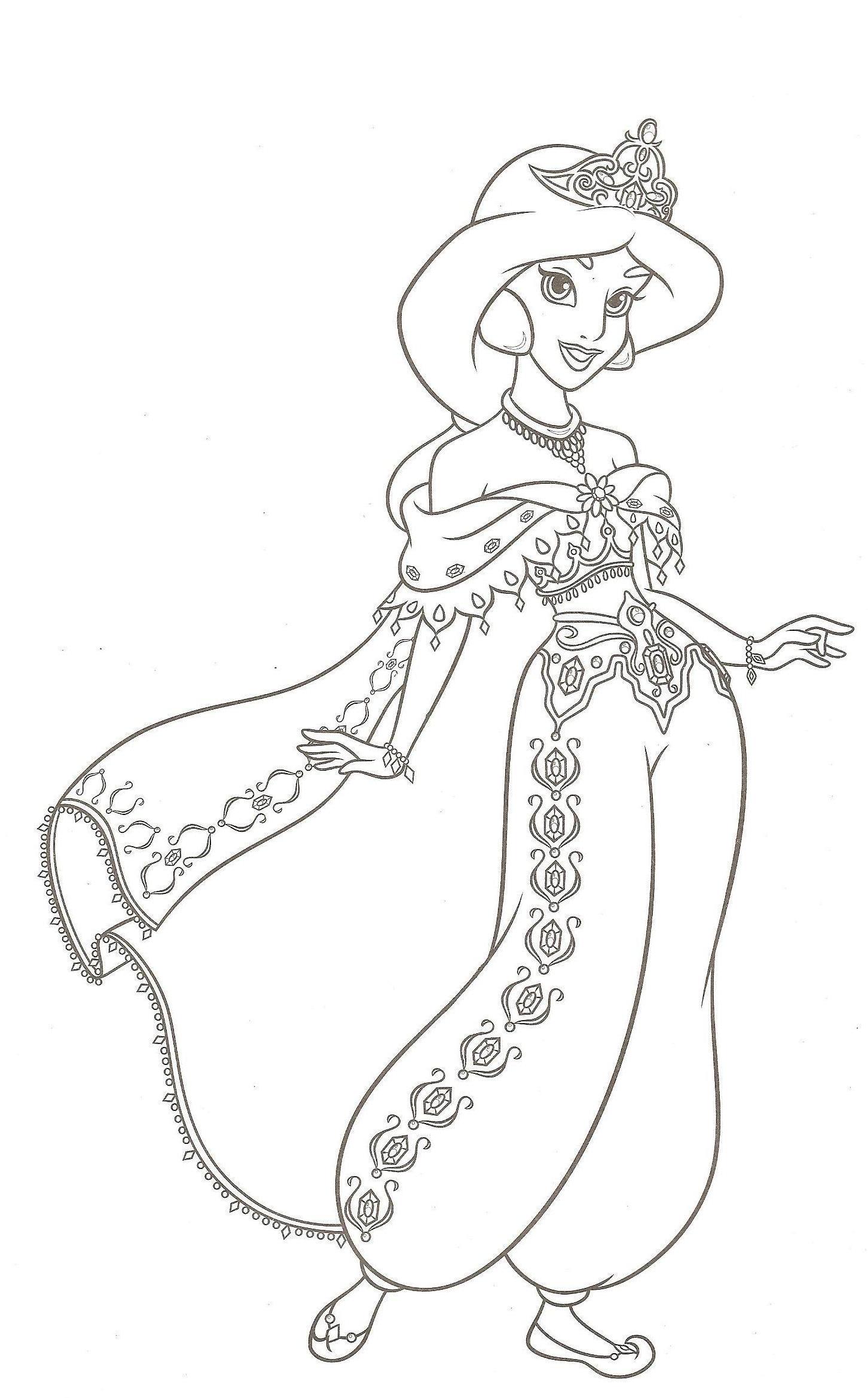 90 Printable Coloring Pages Princesses 17