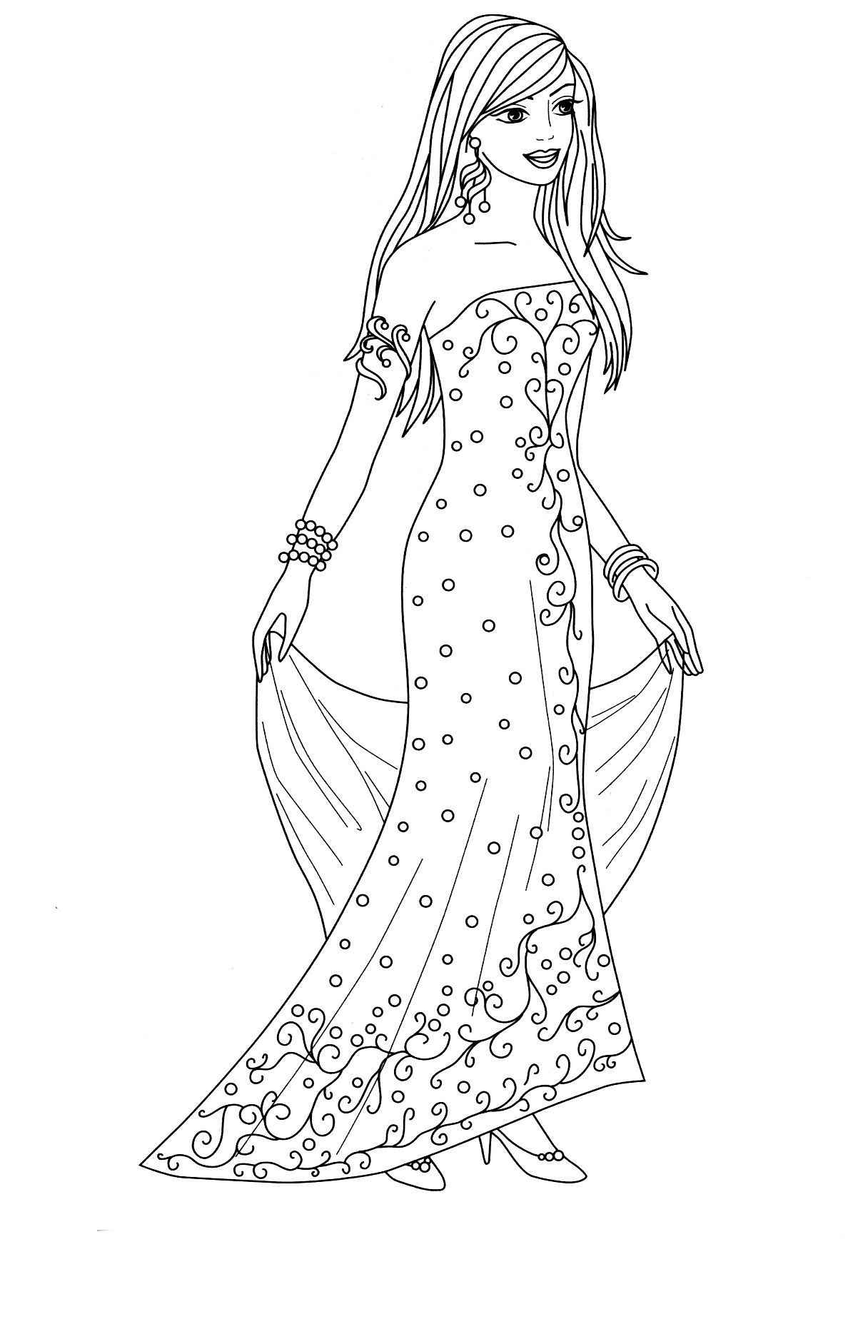 90 Printable Coloring Pages Princesses 40