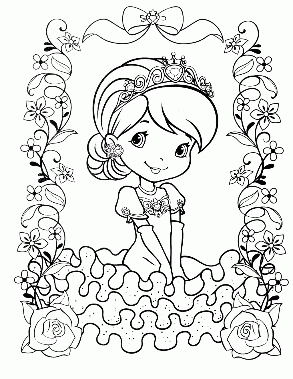 90 Printable Coloring Pages Princesses 43