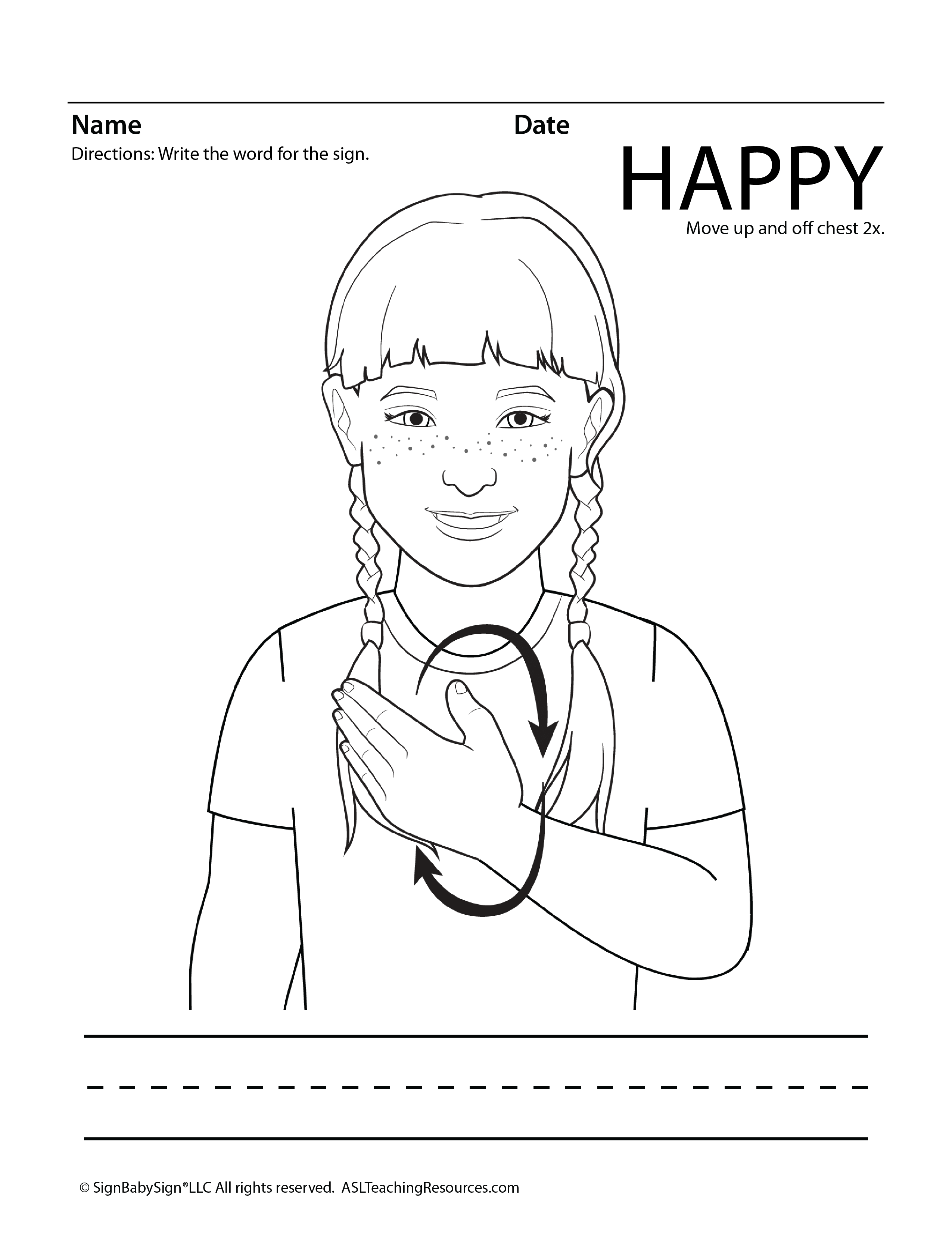 90 Printable Feelings Coloring Sheets 56