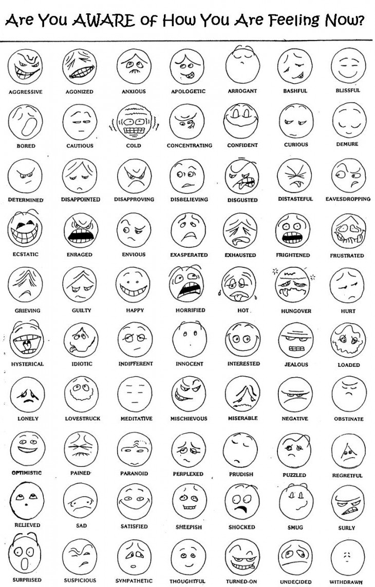 90 Printable Feelings Coloring Sheets 66