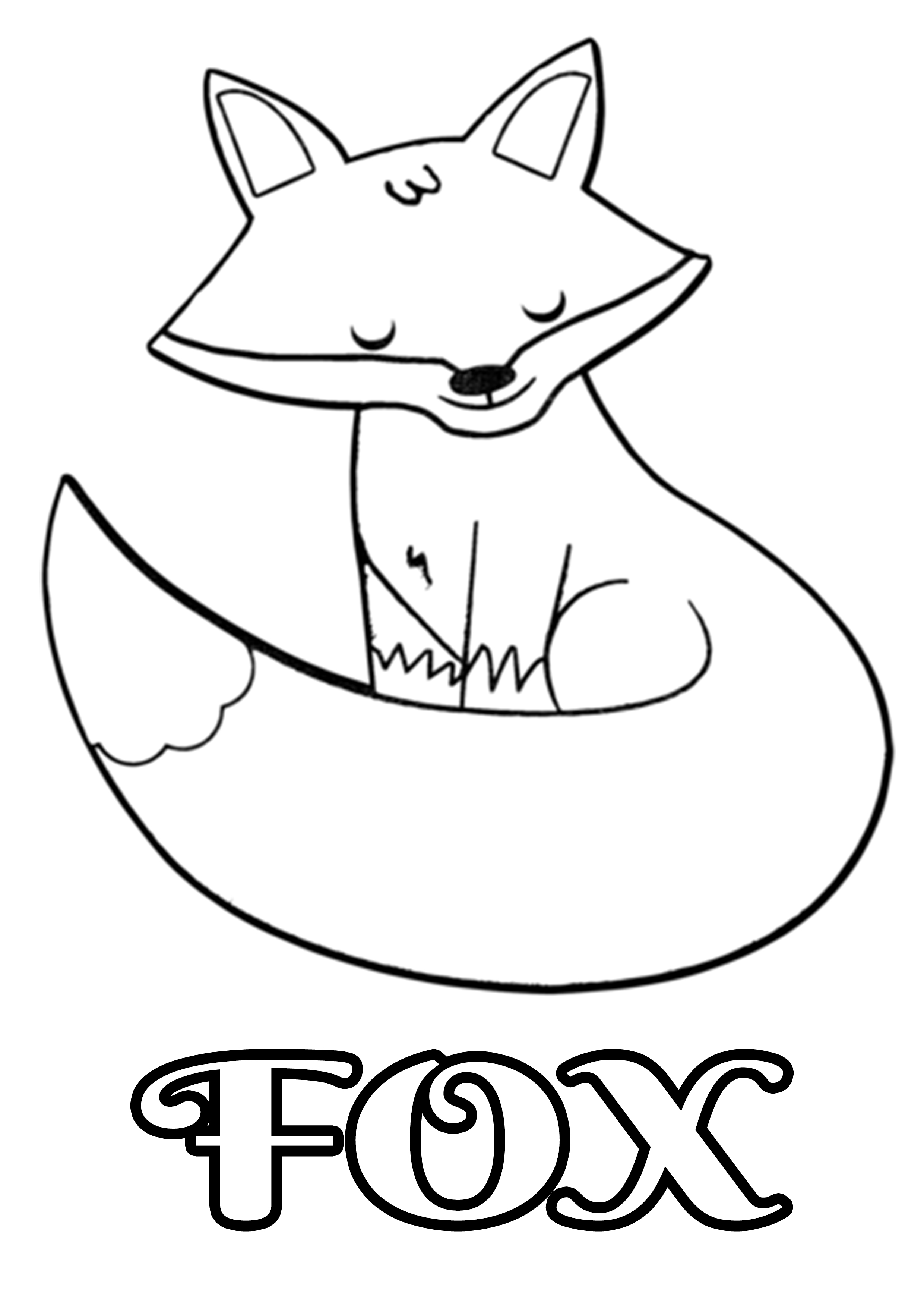 90 Printable Fox Coloring Pictures 32