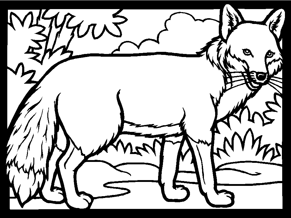 90 Printable Fox Coloring Pictures 40