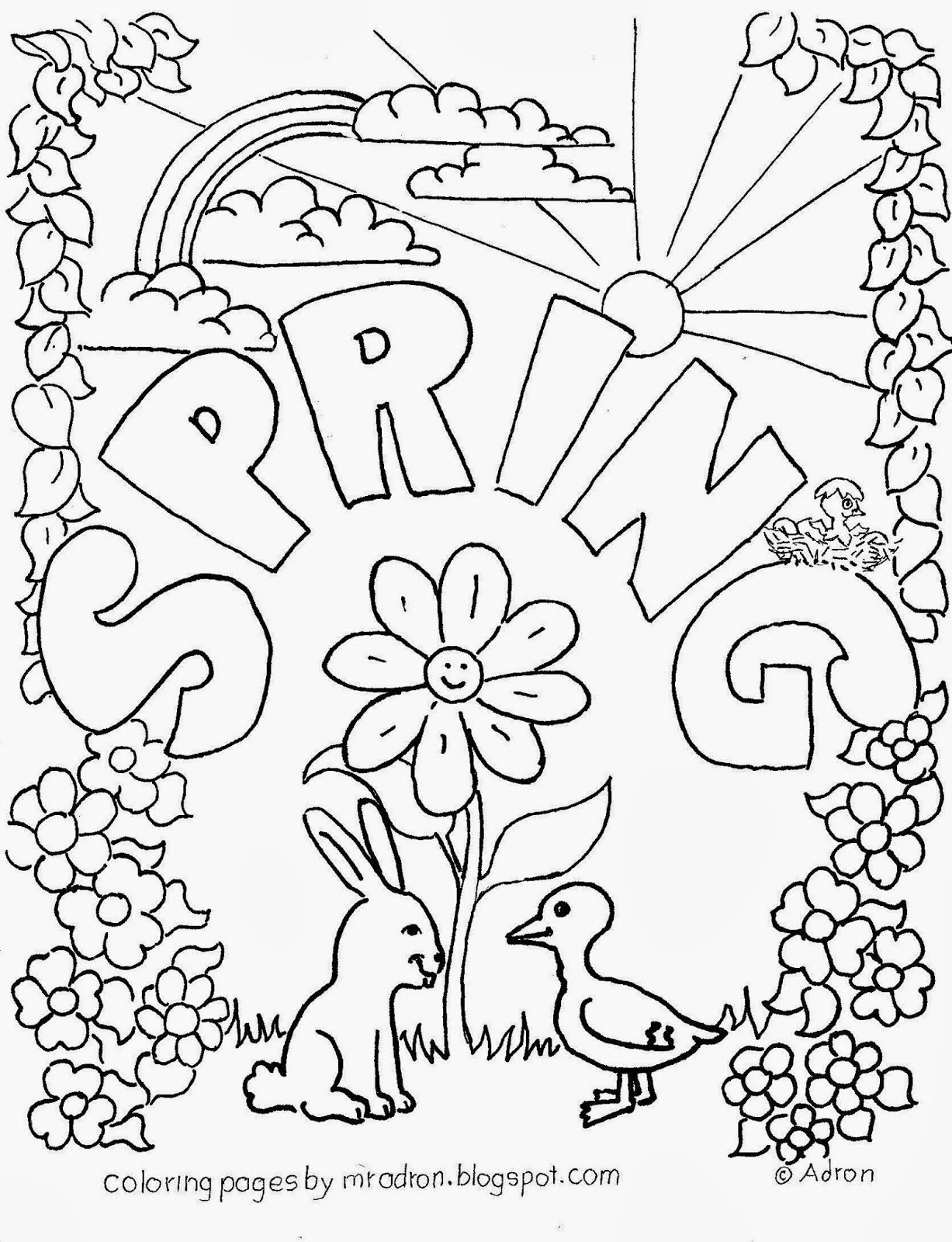 90 Printable Free Coloring Pages Kids 64