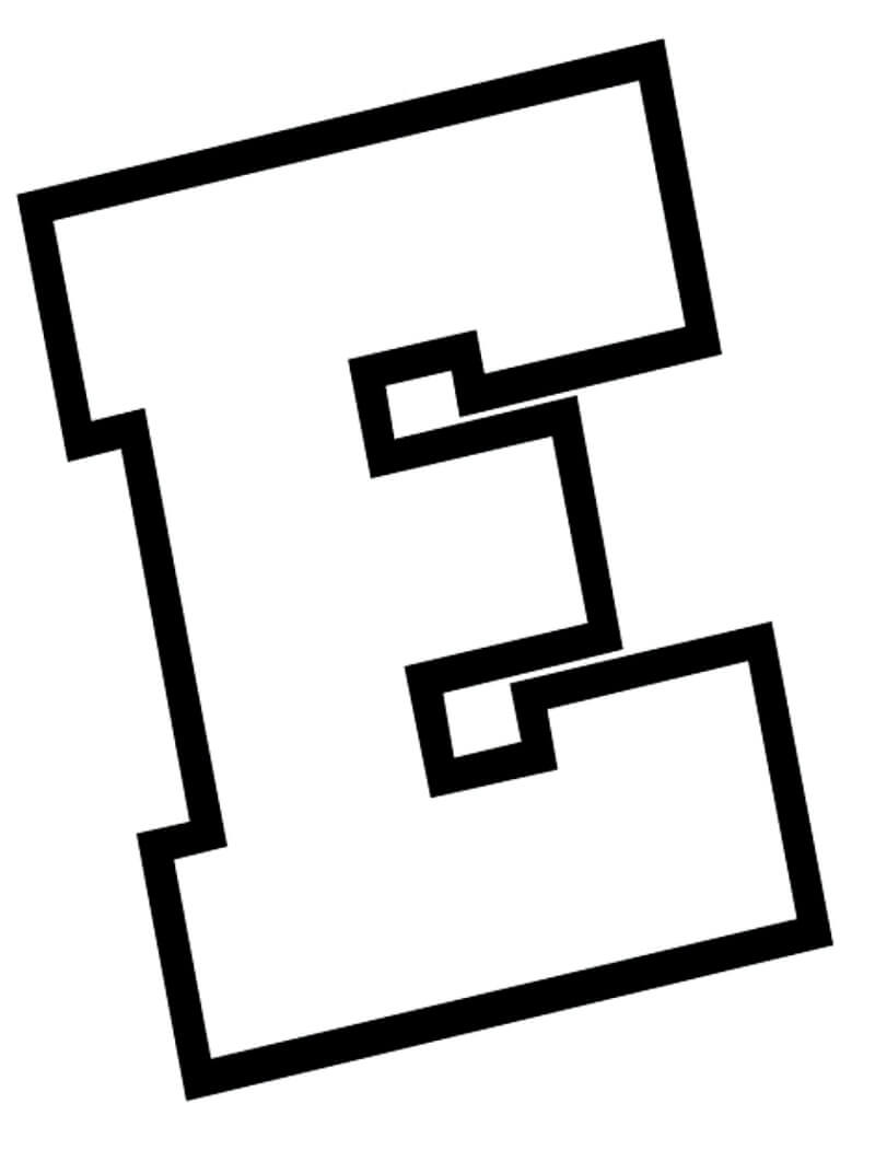 90 Printable Letter E Coloring 62