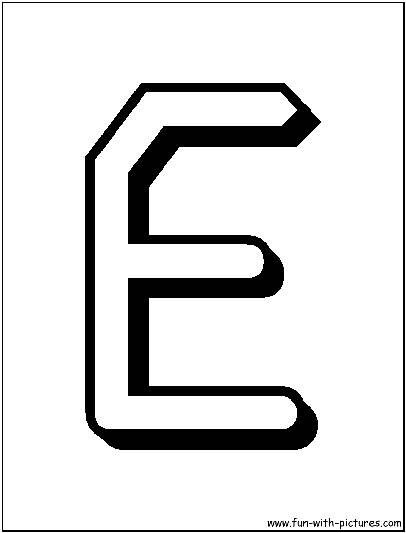 90 Printable Letter E Coloring 70