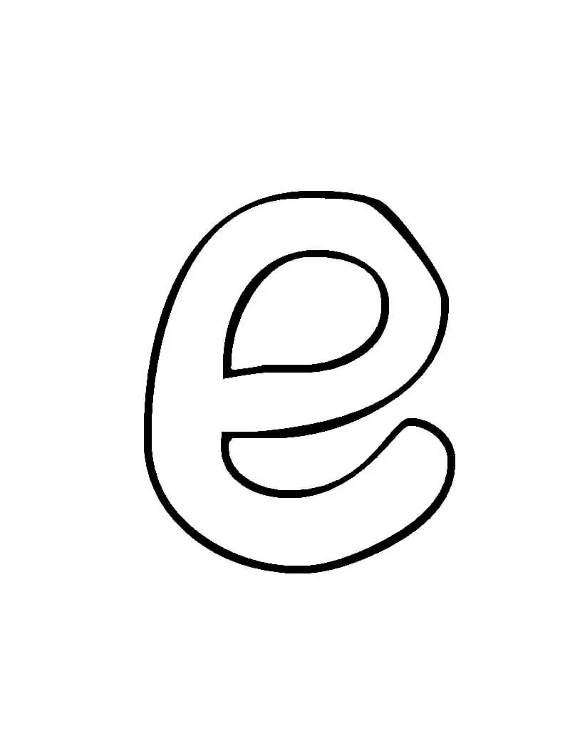 90 Printable Letter E Coloring 91