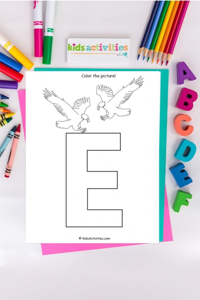 90 Printable Letter E Coloring 92