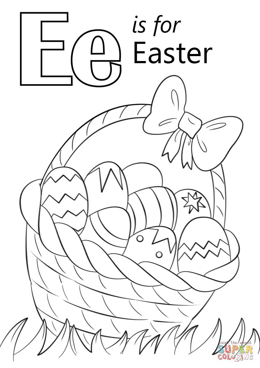 90 Printable Letter E Coloring 97