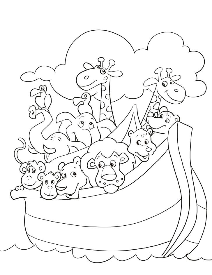 90 Printable Noahs Ark Coloring Pages 22