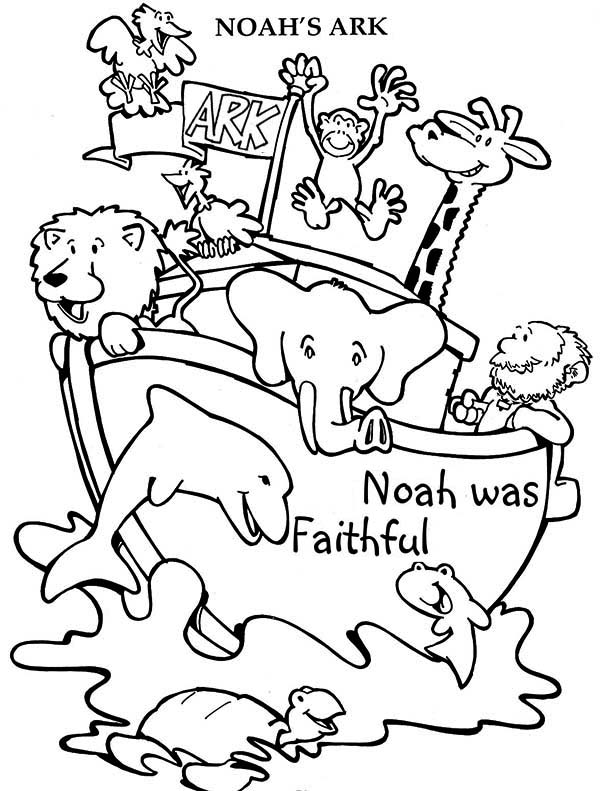 90 Printable Noahs Ark Coloring Pages 82