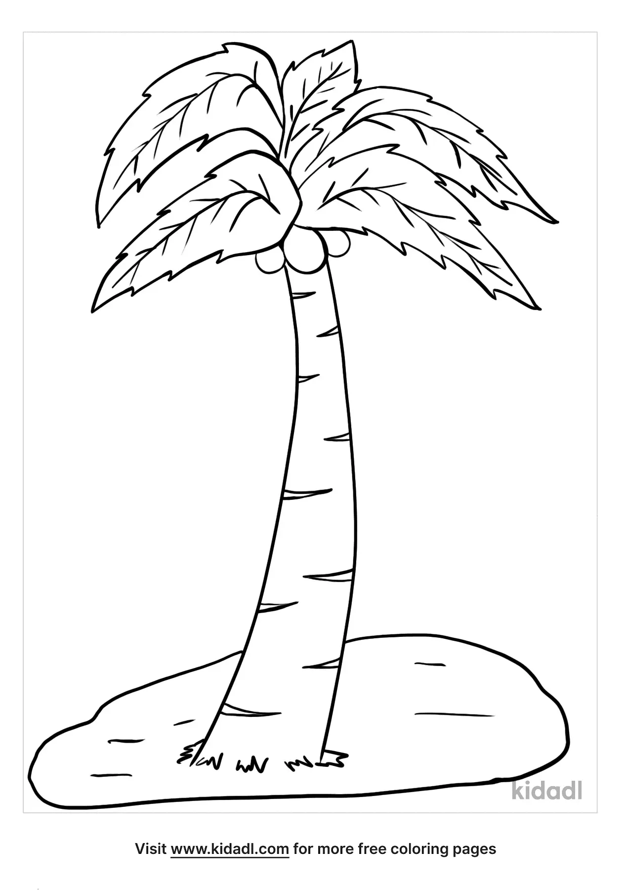 90 Printable Palm Tree Coloring Pages 58