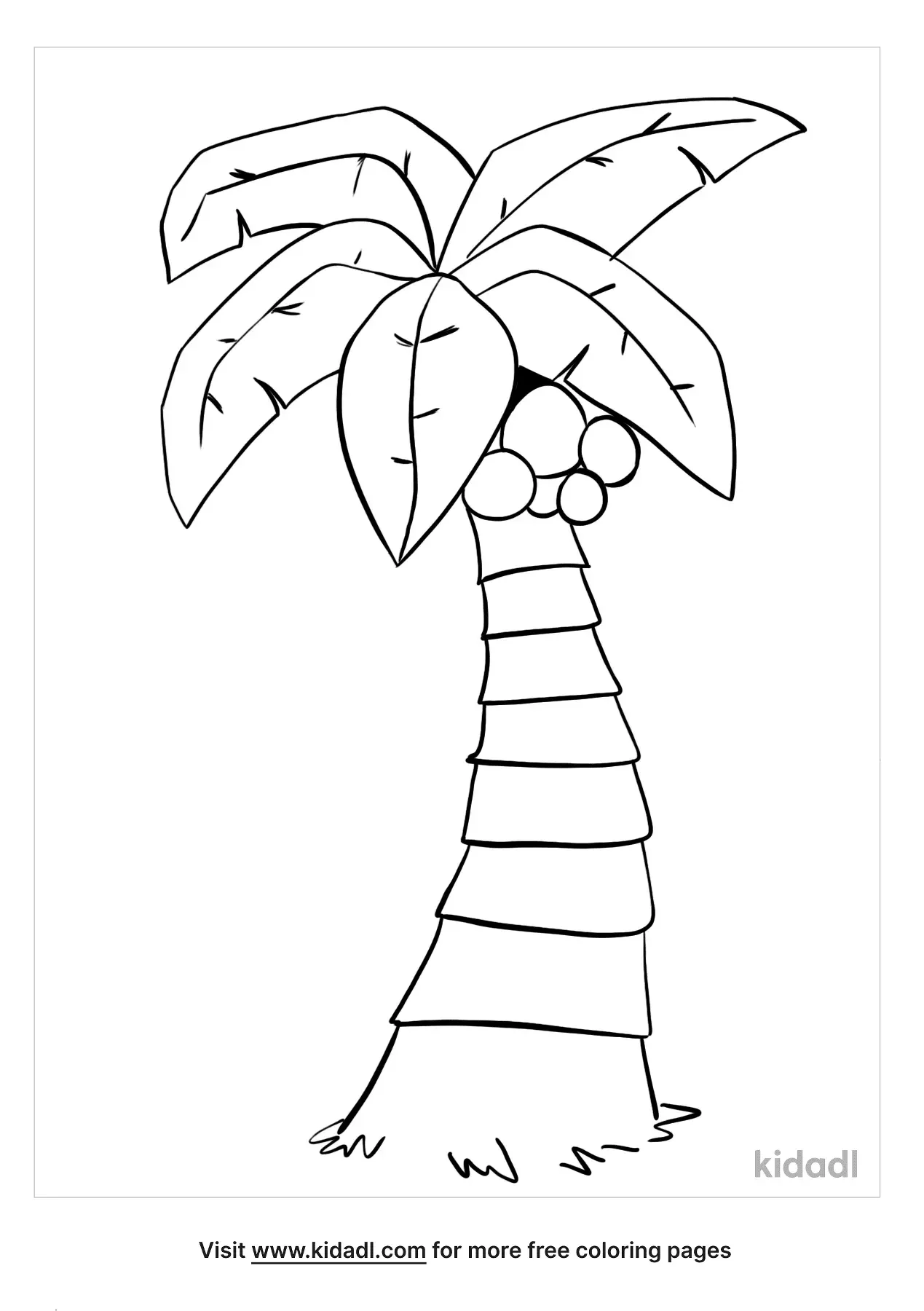 90 Printable Palm Tree Coloring Pages 82