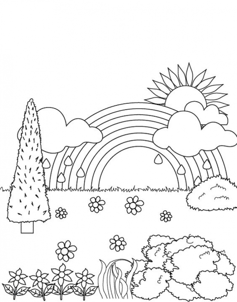 90 Rainbow Coloring Pictures 31